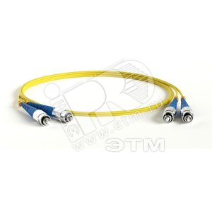 Патч-корд волоконно-оптический (шнур) SM 9/125 (OS2) FC/UPC-FC/UPC simplex LSZH (1м) (246492)