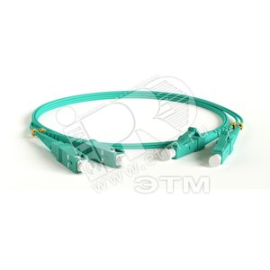 Патч-корд волоконно-оптический (шнур) MM 50/125(OM3) LC-SC duplex 10G LSZH (30м) (247703)