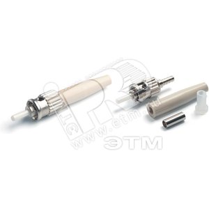 Коннектор клеевой FK-STD-ST/SA-MM-UPC-SL-S3-BK ST/UPC, MM (для многомодового кабеля), simplex, 3.0мм, черный | 248504 | Hyperline