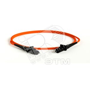 Патч-корд волоконно-оптический (шнур) MM 50/125 MTRJ(мама)-MTRJ(мама) duplex LSZH (2м) (248577)