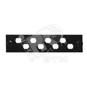 Панель лицевая для установки 8-FCST черная (250385)