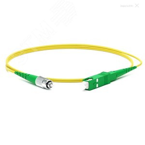 Патч-корд волоконно-оптический (шнур) SM 9/125 (OS2) FC/APC-SC/APC 2мм simplex LSZH (1м) (250673) - Hyperline
