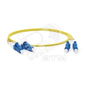 Патч-корд волоконно-оптический (шнур) SM 9/125 (OS2) LC/APC-LC/APC duplex LSZH (10м) (250722)