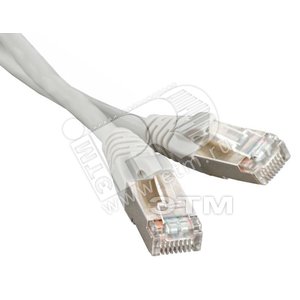 Патч-корд PC-LPM-SFTP-RJ45-RJ45-C5e-1.5M-LSZH-GY - Hyperline