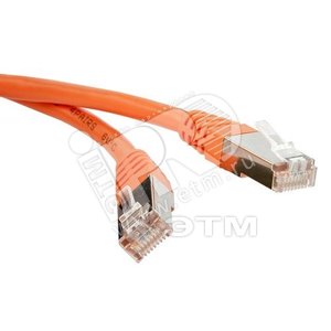 Патч-корд PC-LPM-SFTP-RJ45-RJ45-C5e-1.5M-LSZH-OR - Hyperline