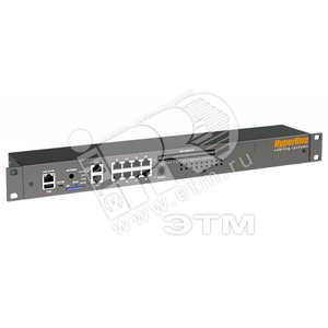 Блок мониторинга с блоком розеток 4хIEC C13 IEC C14 до 100 датчиков GSM модем USB-камера 90-240V - Hyperline