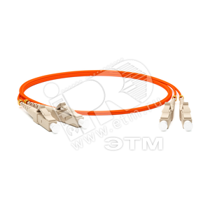 Патч-корд волоконно-оптический (шнур) MM 50/125 LC-LC duple* LSZH 5 м (27866) - Hyperline