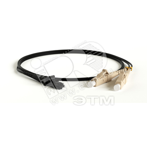 Патч-корд волоконно-оптический (шнур) MM 50/125 MTRJ-LC duple* LSZH 1 м (28001) - Hyperline