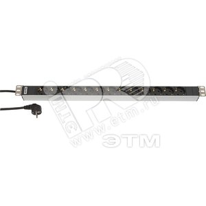 Блок розеток, 13 розеток, 16 A, шнур 2.5м (28058)