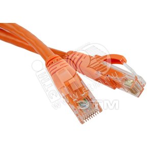 Патч-корд U/UTP, Cat.5е (100% Fluke Component Tested), 3 м, оранжевый | 30893 | Hyperline - Hyperline
