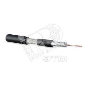 (куски) Кабель коаксиальный RG-59, 75 Ом, жила - 20 AWG, LSZH - Hyperline