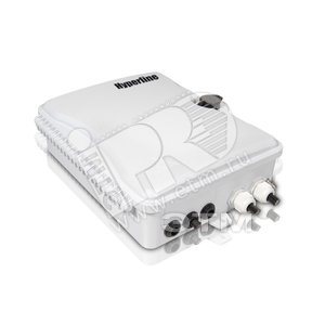 Бокс оптический настенный 16 портов (SC duplex LC) без пигтейлов и проходных адаптеров IP65 295х240х85 мм серый (358587)