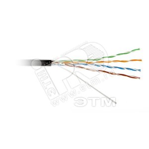 Витая пара UUTP4-C5E-S22-OUT-PE-BK-1000 (1000м) - Hyperline