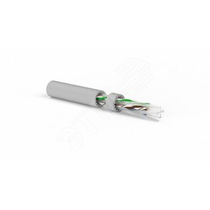 Кабель витая пара UUTP4-C6A-S23-IN-LSZH-GY-500 (500 м) неэкранированная U/UTP (424375) - Hyperline
