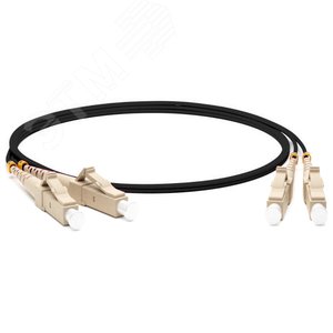 Патч-корд волоконно-оптический (шнур) MM 50/125(OM4), LC-LC, duplex, 10G/40G, 10 м, черный | 426923 | Hyperline - Hyperline