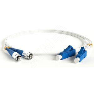 Патч-корд волоконно-оптический (шнур) SM 9/125    (G.657), FC/UPC-LC/UPC, 2.0 мм, duplex, LSZH, 3м