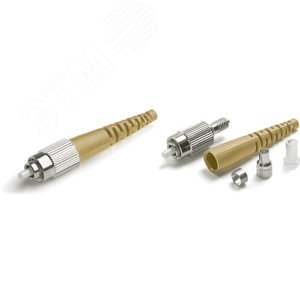 Коннектор клеевой FK-STD-FC/SA-MM-UPC-SL-S3-BG FC/UPC MM (для многом кабеля) (FK-STD-FC/SA-MM-UPC-SL-) - Hyperline