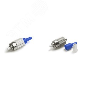 Коннектор клеевой FK-STD-FC/SA-SM-UPC-SL-S9-BL FC/UPC SM (для одномод кабеля) (FK-STD-FC/SA-SM-UPC-SL-) - Hyperline