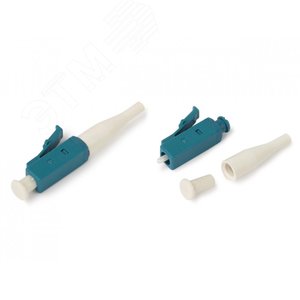 Коннектор клеевой FK-STD-LC/SA-SM-UPC-BL-S9-BL LC/UPC SM (для одномод кабеля) (FK-STD-LC/SA-SM-UPC-BL-) - Hyperline