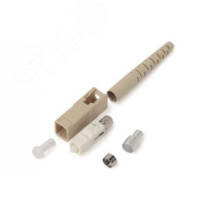 Коннектор клеевой FK-STD-SC/SA-MM-UPC-BG-S3-BG SC/UPC MM (для многом кабеля) (FK-STD-SC/SA-MM-UPC-BG-) - Hyperline