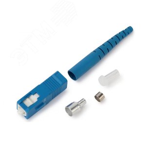Коннектор клеевой FK-STD-SC/SA-SM-UPC-BL-S2-BL SC/UPC SM (для одномодо кабеля) (FK-STD-SC/SA-SM-UPC-BL-) - Hyperline