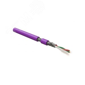 Кабель PFDP-SF-1x2x22/1-PVC-VL (500 м)  для шины PROFIBus-DP, 1x2x22 AWG, однопр (PFDP-SF-1x2x22/1-PVC-VL) - Hyperline