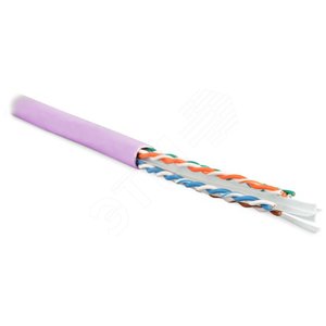 Кабель UUTP4-C6-S23-IN-LSZH-PK-305 (305 м)витая пара U/UTPкат.6 4 пары (23 AWG) - Hyperline