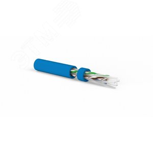 Кабель UUTP4-C6A-S23-IN-LSZH-BL-500 (500 м) витая пара неэкран.кат.6a (10GBE) - Hyperline