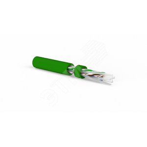 Кабель UUTP4-C6A-S23-IN-LSZH-GN-500 (500 м) витая пара неэкран.кат.6a (10GBE) - Hyperline