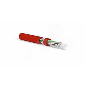Кабель UUTP4-C6A-S23-IN-LSZH-RD-500 (500 м) витая пара неэкран.кат.6a (10GBE) - Hyperline