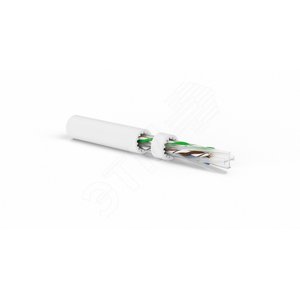 Кабель UUTP4-C6A-S23-IN-LSZH-WH-500 (500 м) витая пара неэкран.кат.6a (10GBE) - Hyperline