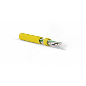 Кабель UUTP4-C6A-S23-IN-LSZH-YL-500 (500 м) витая пара неэкран.кат.6a (10GBE) - Hyperline