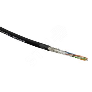 Кабель SFUTP4-C5E-S24-IN-LSZH-BK-305 (305 м) витая паракат.5e 4 пары (24 AWG) - Hyperline