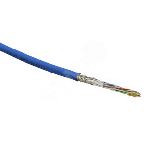 Кабель SFUTP4-C5E-S24-IN-LSZH-BL-305 (305 м) витая паракат.5e 4 пары (24 AWG) - Hyperline