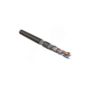 Кабель SFUTP4-C5E-P26-IN-LSZH-BK-305 (305 м) витая пара экранированнаякат.5e - Hyperline