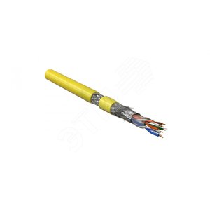 Кабель SFUTP4-C5E-P26-IN-LSZH-YL-305 (305 м) витая пара экранированнаякат.5e - Hyperline
