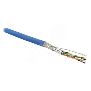 Кабель SFUTP4-C6-P26-IN-LSZH-BL-500 (500м)витая пара экраниров SF/UTPкат.6 - Hyperline
