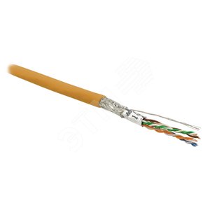 Кабель SFUTP4-C6-P26-IN-LSZH-OR-500 (500м)витая пара экраниров SF/UTPкат.6 - Hyperline