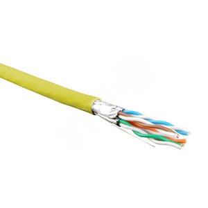 Кабель UFTP4-C6-S23-IN-LSZH-YL-500 (500 м) витая пара экранир U/FTPкат.6 4 пары - Hyperline
