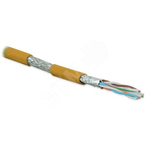 Кабель SFTP4-C6A-S23-IN-LSZH-OR-500 (500 м) витая пара экраниров.(S/FTP)кат.6a - Hyperline
