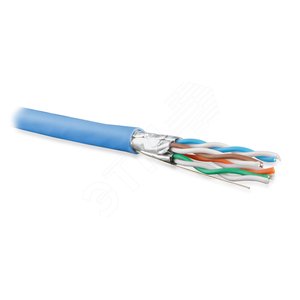Кабель UFTP4-C6A-S23-IN-LSZH-BL-500 (500м)витая пара U/FTPкат.6a(10GBE)4 пары - Hyperline