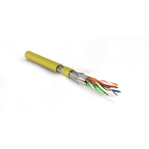 Кабель SFTP4-C7A-S23-IN-LSZH-YL-500 (500 м) витая пара экраниров. S/FTPкат.7A - Hyperline