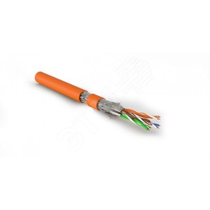 Кабель SFTP4-C7-P26-IN-LSZH-OR-500 (500 м) витая параэкранированная S/FTPкат.7 - Hyperline