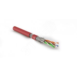 Кабель SFTP4-C7-P26-IN-LSZH-RD-500 (500 м) витая параэкранированная S/FTPкат.7 - Hyperline