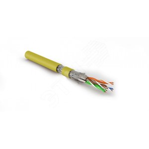 Кабель SFTP4-C7-P26-IN-LSZH-YL-500 (500 м) витая параэкранированная S/FTPкат.7 - Hyperline