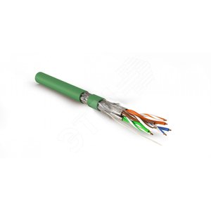 Кабель SFTP4-C7-S23-IN-LSZH-GN-500 (500 м) витая параэкранированная S/FTPкат.7 - Hyperline