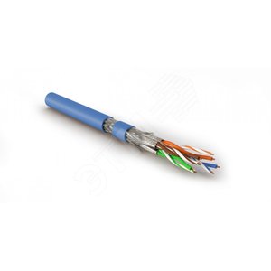 Кабель SFTP4-C8.1-S23-IN-LSZH-BL-500 (500 м) витая параэкраниров. S/FTPкат.8.1 - Hyperline