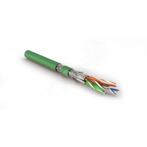 Кабель SFTP4-C8.1-S23-IN-LSZH-GN-500 (500 м) витая параэкраниров. S/FTPкат.8.1 - Hyperline