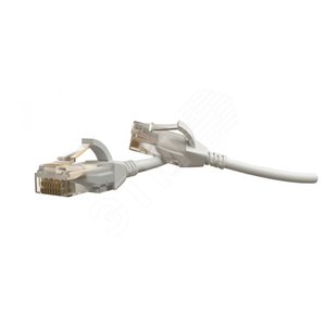 Патч-корд U/UTP, категория 6 (100% Fluke Component Tested), 28 G, 1 м, белый | 445715 | Hyperline - Hyperline