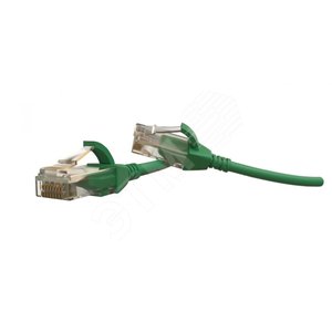 Патч-корд PC-LPT-UTP-RJ45-RJ45-C6-3M-LSZH-GN U/UTP категория 6 3 м зеленый - Hyperline